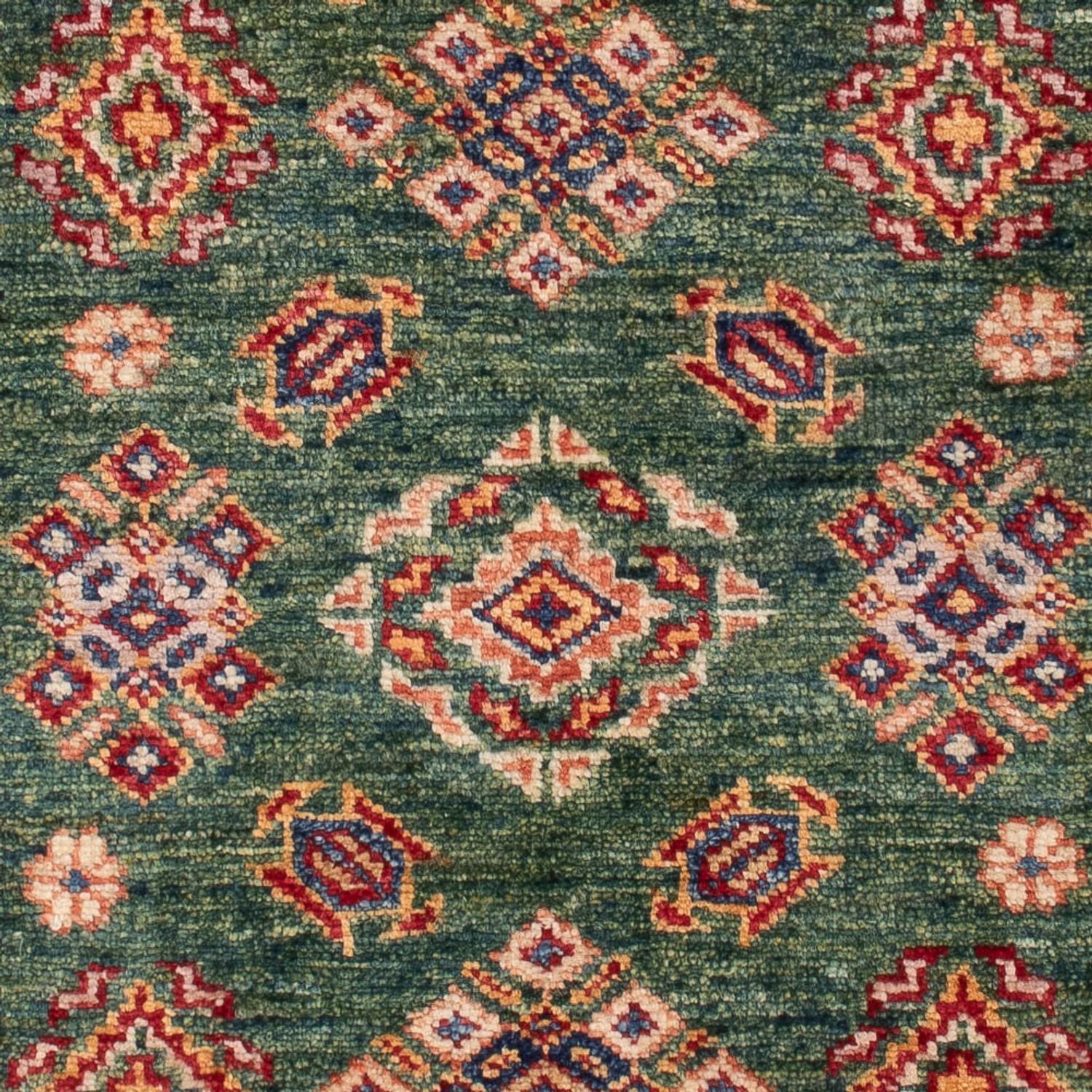 Alfombra Ziegler - Kazak - Real - 124 x 82 cm - verde