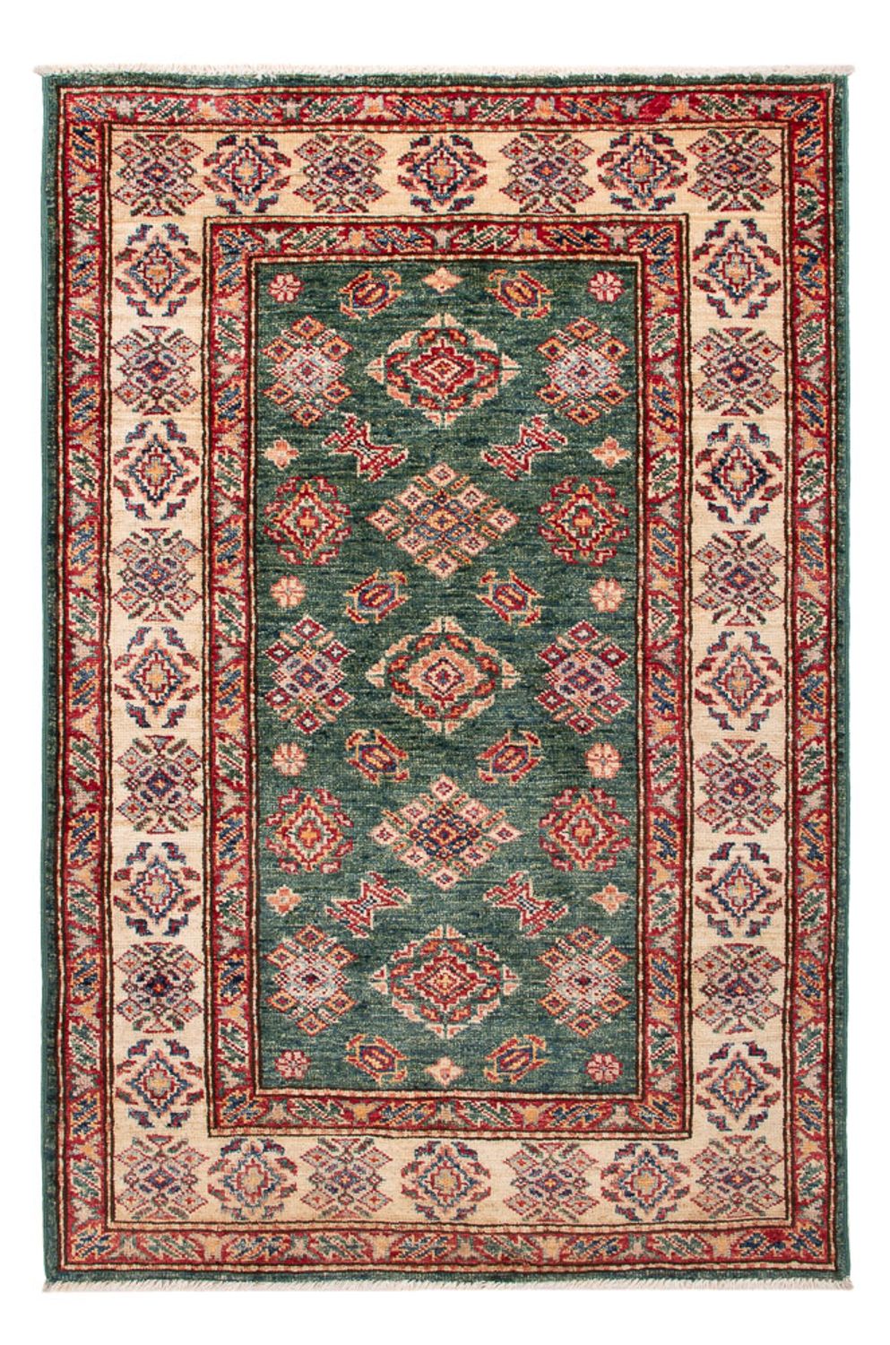 Alfombra Ziegler - Kazak - Real - 128 x 80 cm - verde