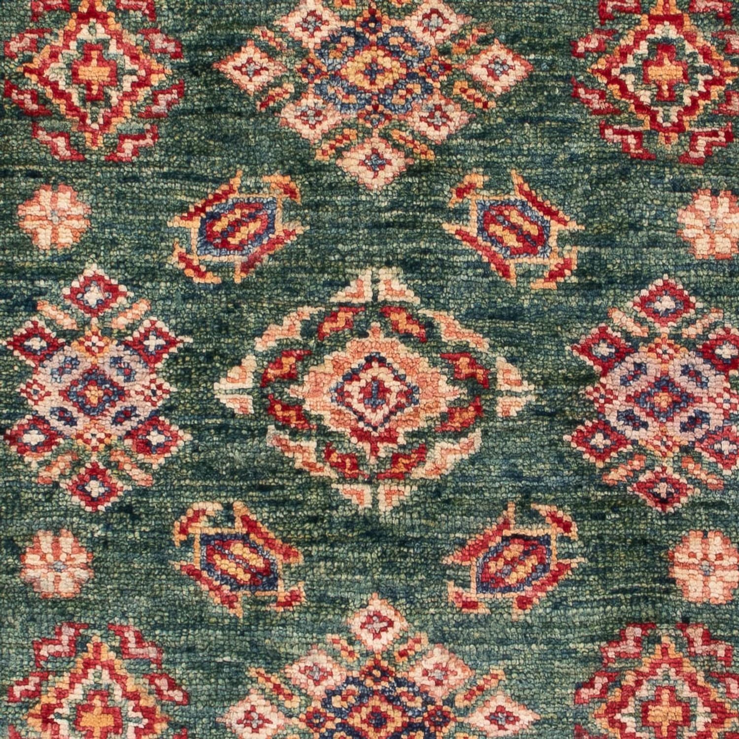Alfombra Ziegler - Kazak - Real - 128 x 80 cm - verde