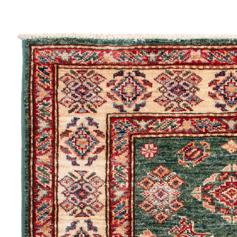 Alfombra Ziegler - Kazak - Real - 128 x 80 cm - verde