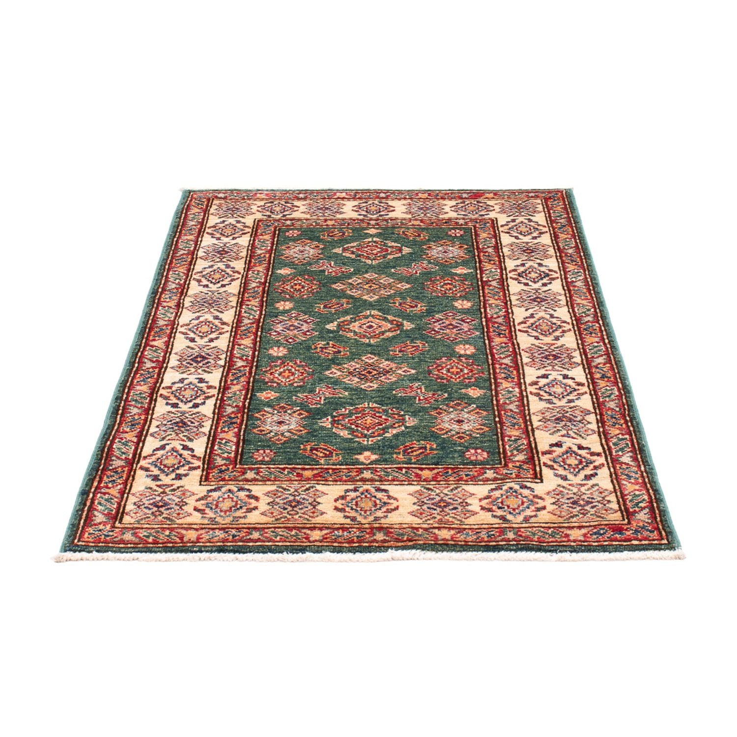 Alfombra Ziegler - Kazak - Real - 128 x 80 cm - verde