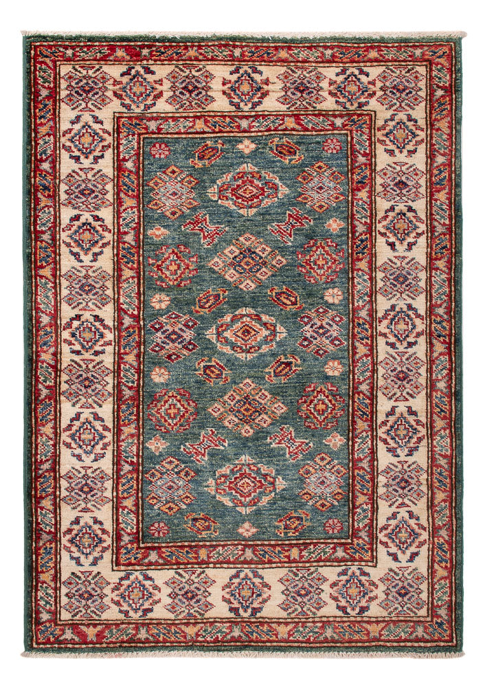 Alfombra Ziegler - Kazak - Real - 114 x 81 cm - verde