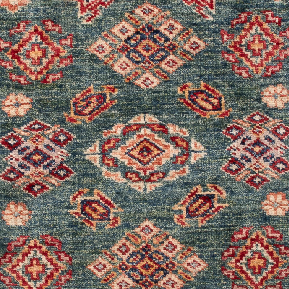 Alfombra Ziegler - Kazak - Real - 114 x 81 cm - verde