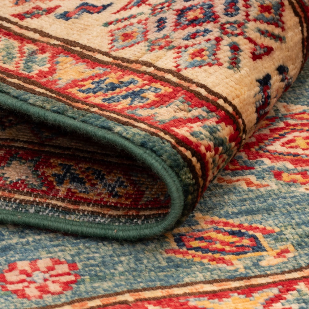 Alfombra Ziegler - Kazak - Real - 114 x 81 cm - verde