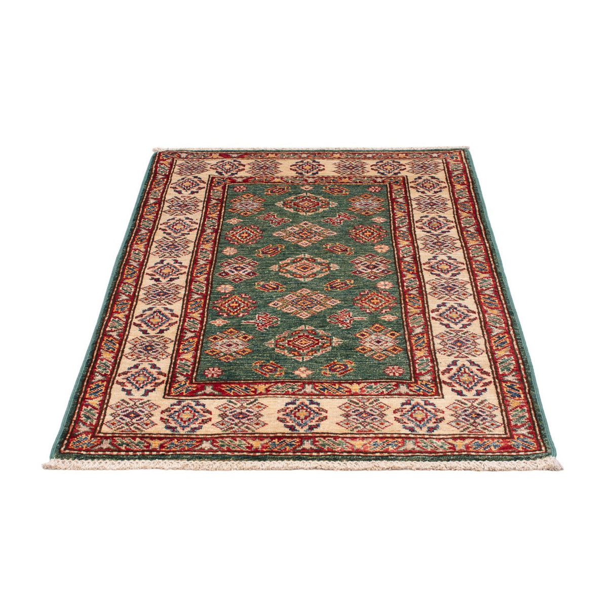 Alfombra Ziegler - Kazak - Real - 122 x 80 cm - verde