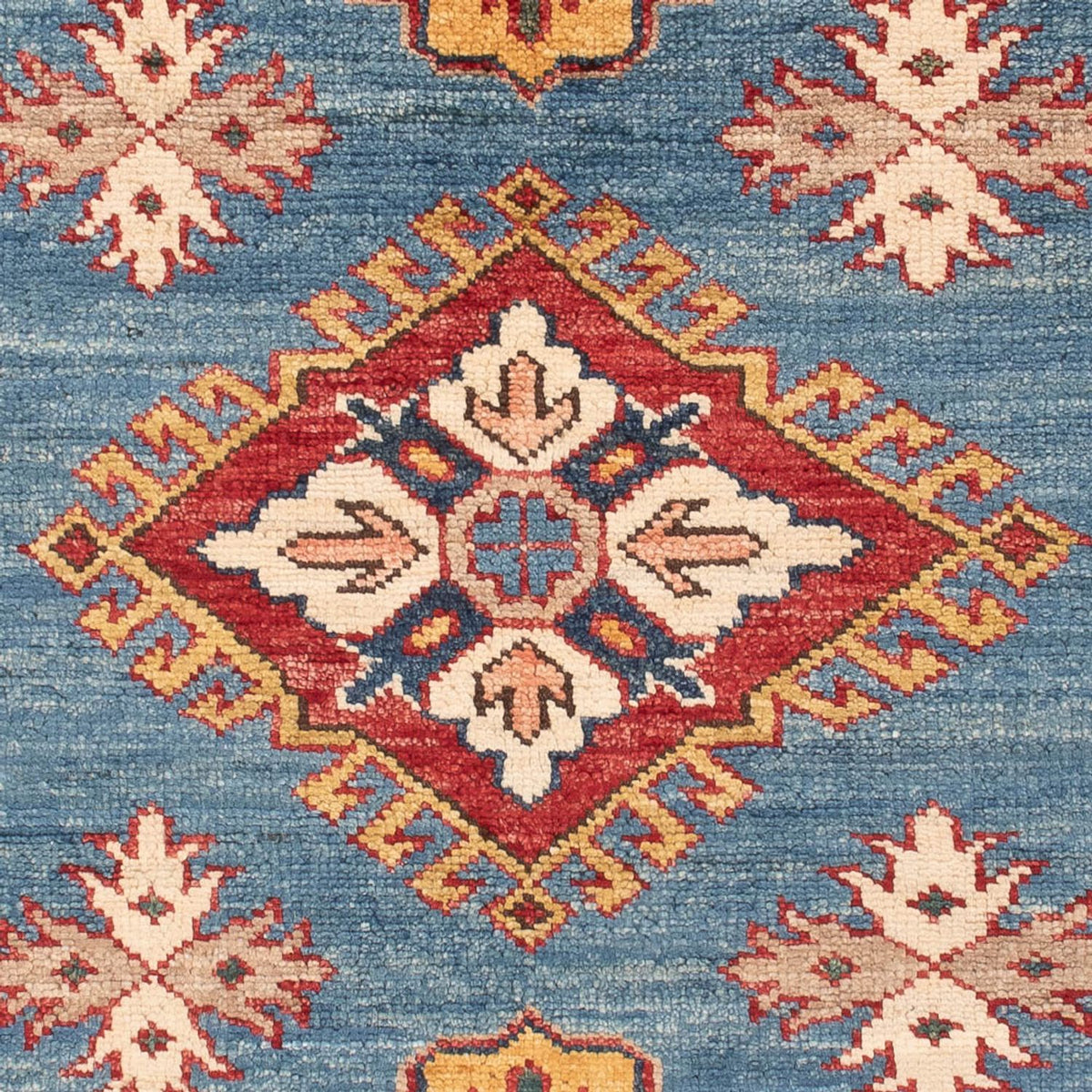 Alfombra Ziegler - Kazak - Real - 121 x 82 cm - azul