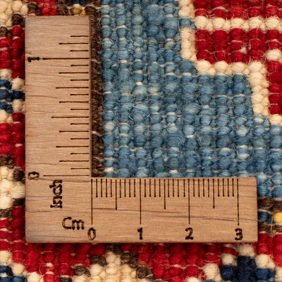 Alfombra Ziegler - Kazak - Real - 121 x 82 cm - azul