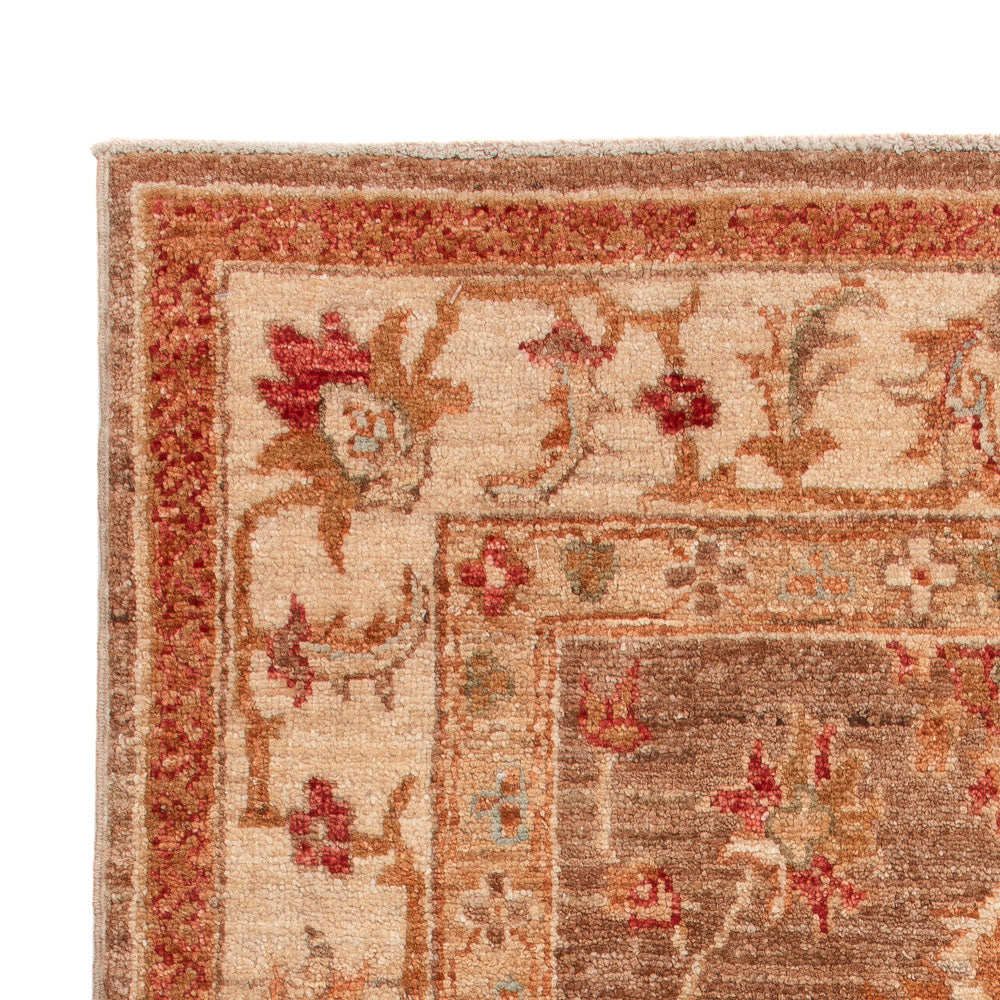 Alfombra Ziegler - 125 x 75 cm - beige oscuro