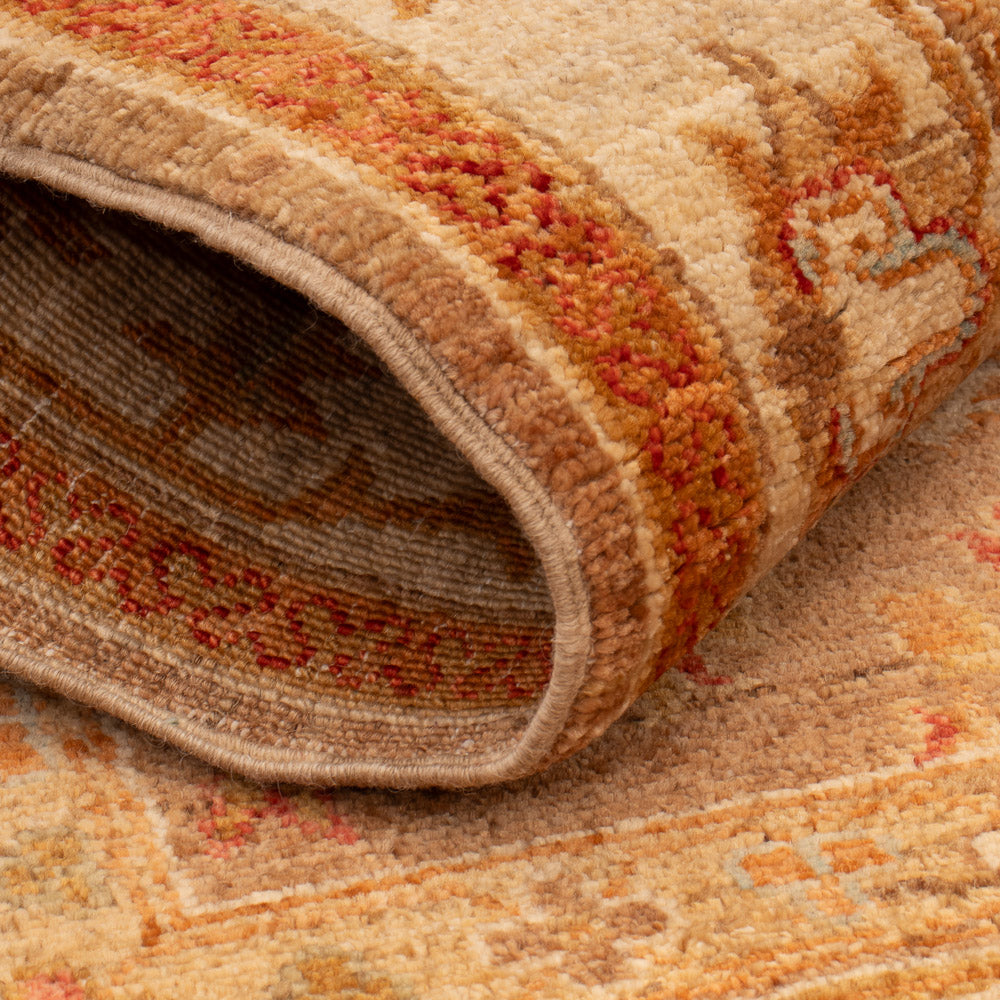 Alfombra Ziegler - 125 x 75 cm - beige oscuro