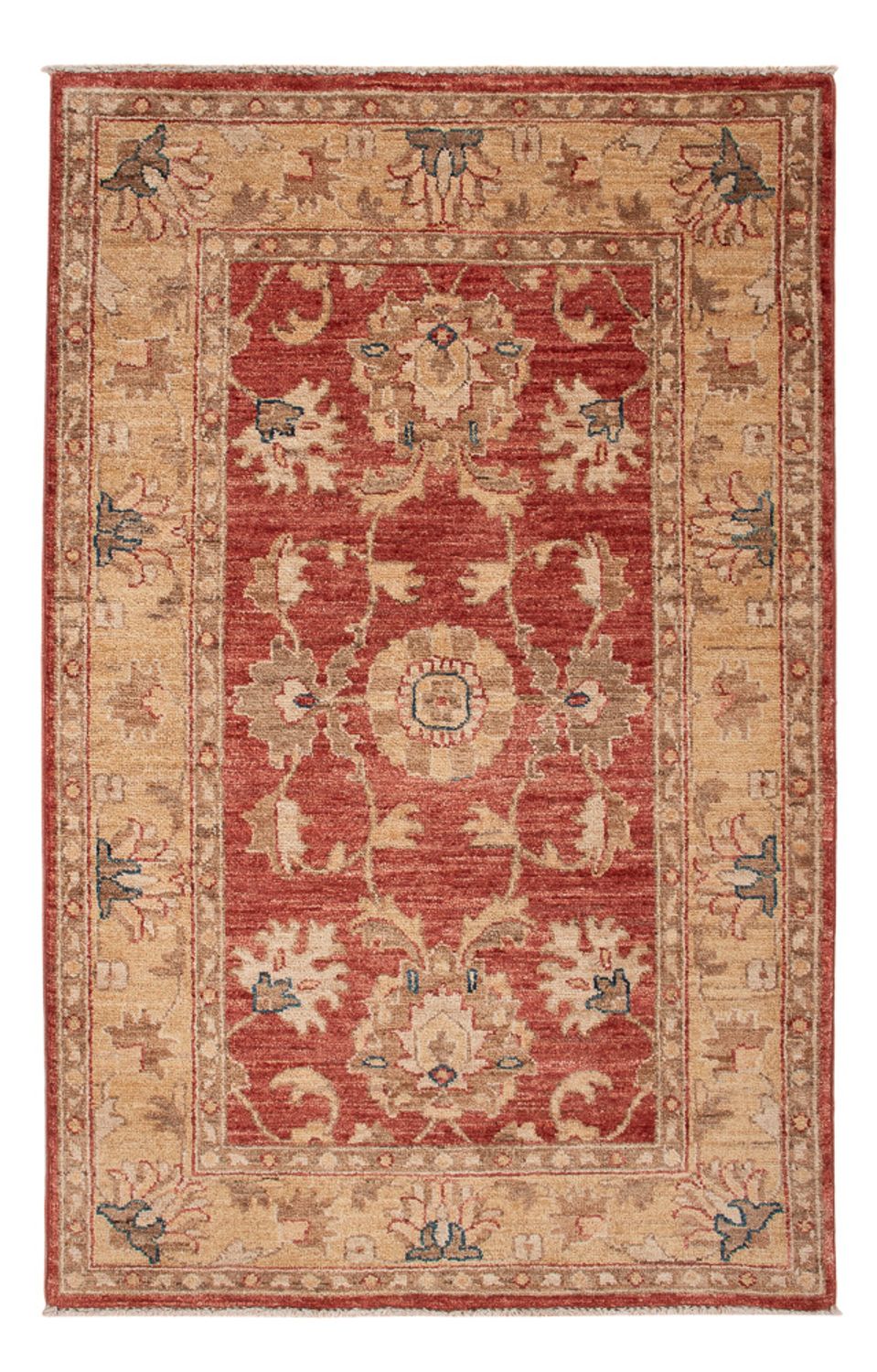 Alfombra Ziegler - 123 x 78 cm - rojo oscuro