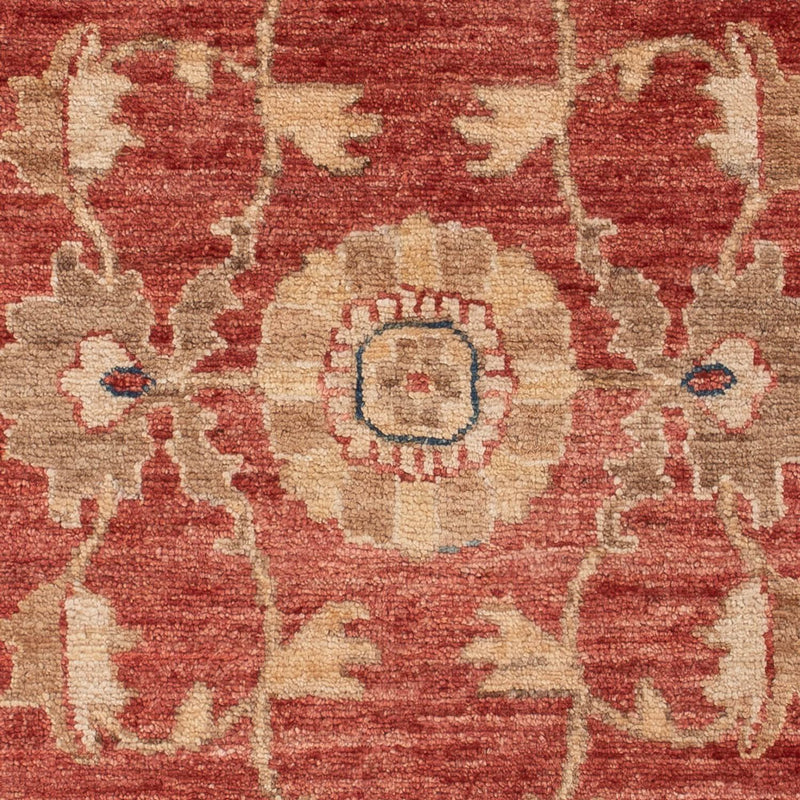 Alfombra Ziegler - 123 x 78 cm - rojo oscuro