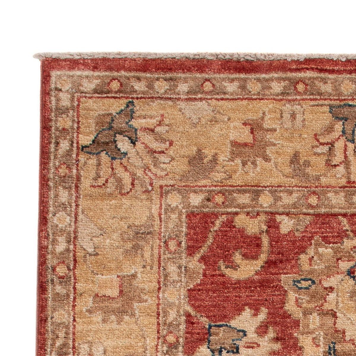 Alfombra Ziegler - 123 x 78 cm - rojo oscuro