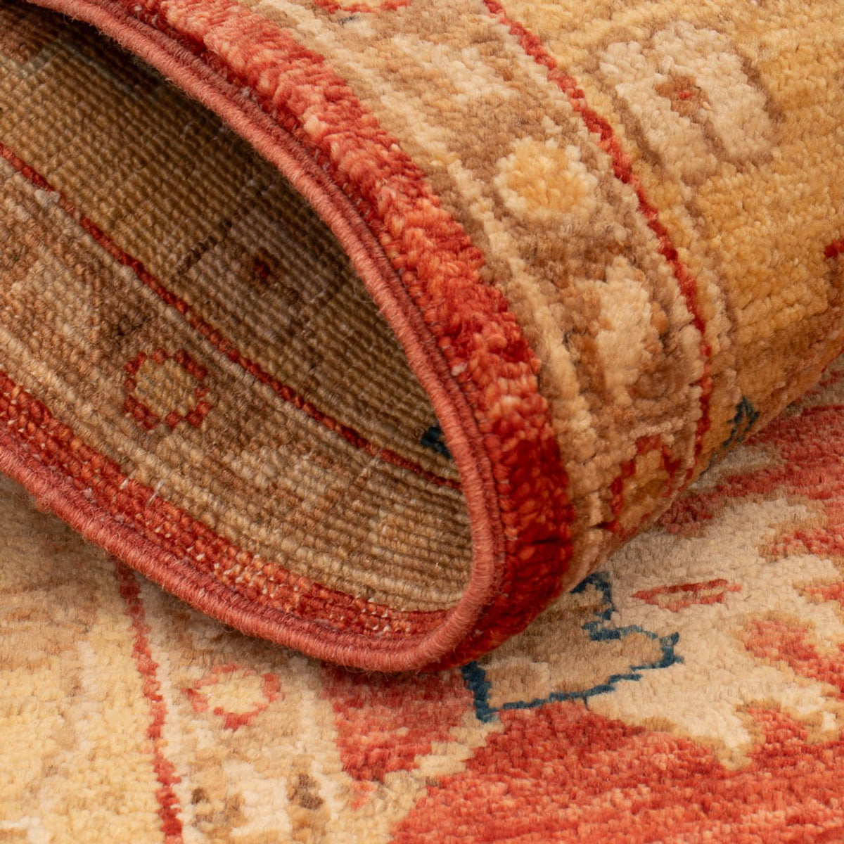 Alfombra Ziegler - 123 x 78 cm - rojo oscuro