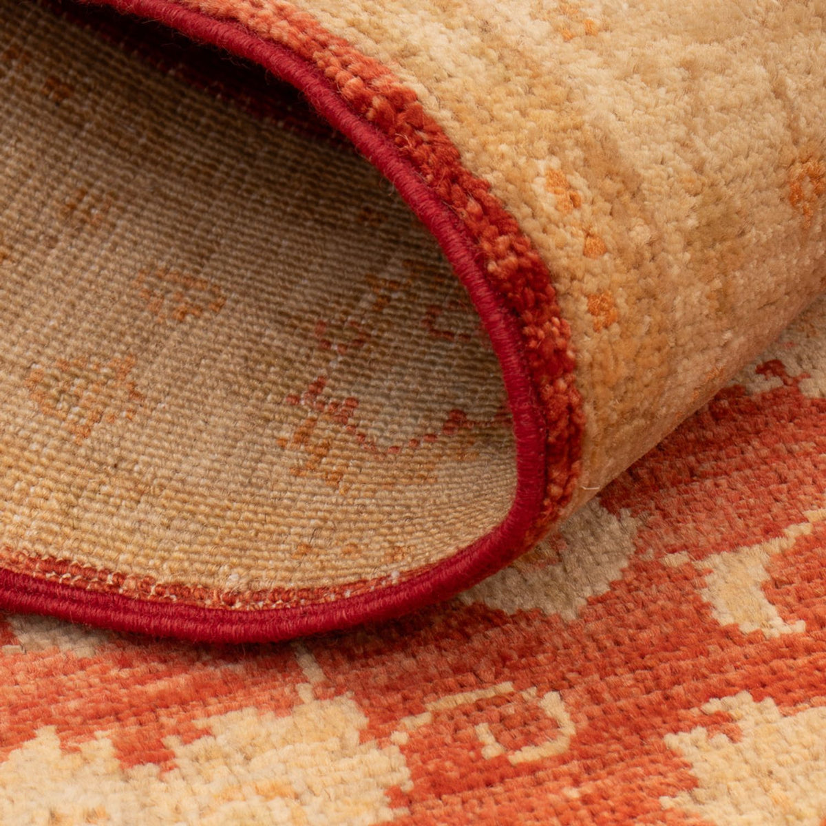 Alfombra Ziegler - 125 x 80 cm - rojo oscuro