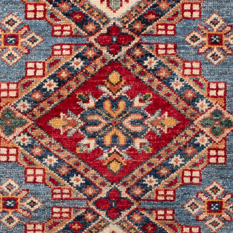 Alfombra Ziegler - Kazak - Real - 114 x 81 cm - azul