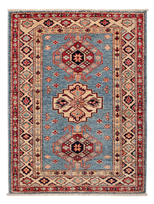 Alfombra Ziegler - Kazak - Real - 101 x 77 cm - azul