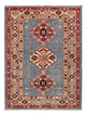 Alfombra Ziegler - Kazak - Real - 101 x 77 cm - azul