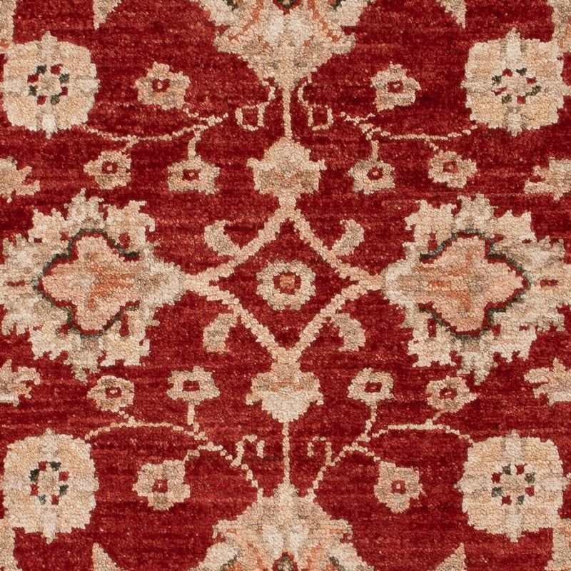 Alfombra Ziegler - 122 x 84 cm - rojo burdeos