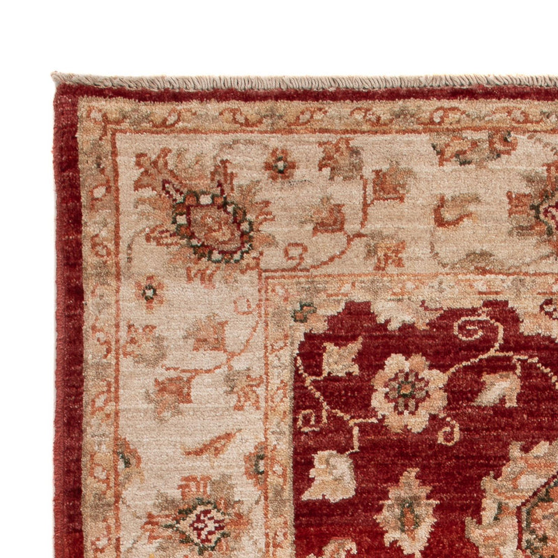Alfombra Ziegler - 122 x 84 cm - rojo burdeos