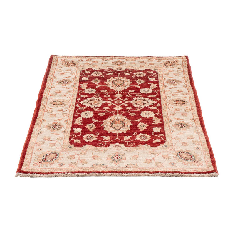 Alfombra Ziegler - 122 x 84 cm - rojo burdeos