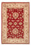 Alfombra Ziegler - 119 x 80 cm - rojo burdeos