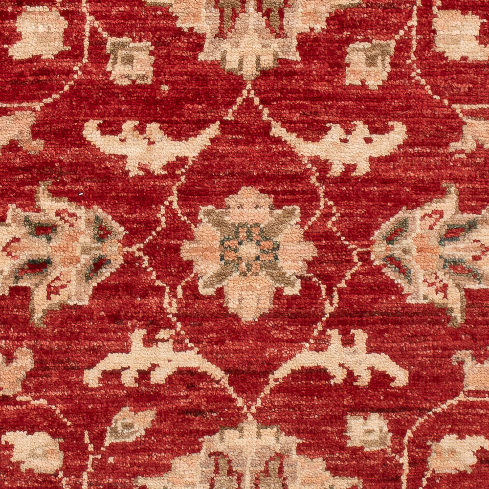 Alfombra Ziegler - 119 x 80 cm - rojo burdeos