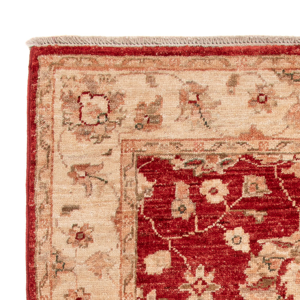 Alfombra Ziegler - 119 x 80 cm - rojo burdeos