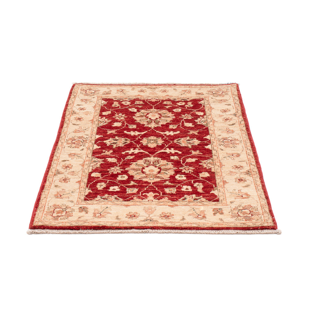 Alfombra Ziegler - 119 x 80 cm - rojo burdeos