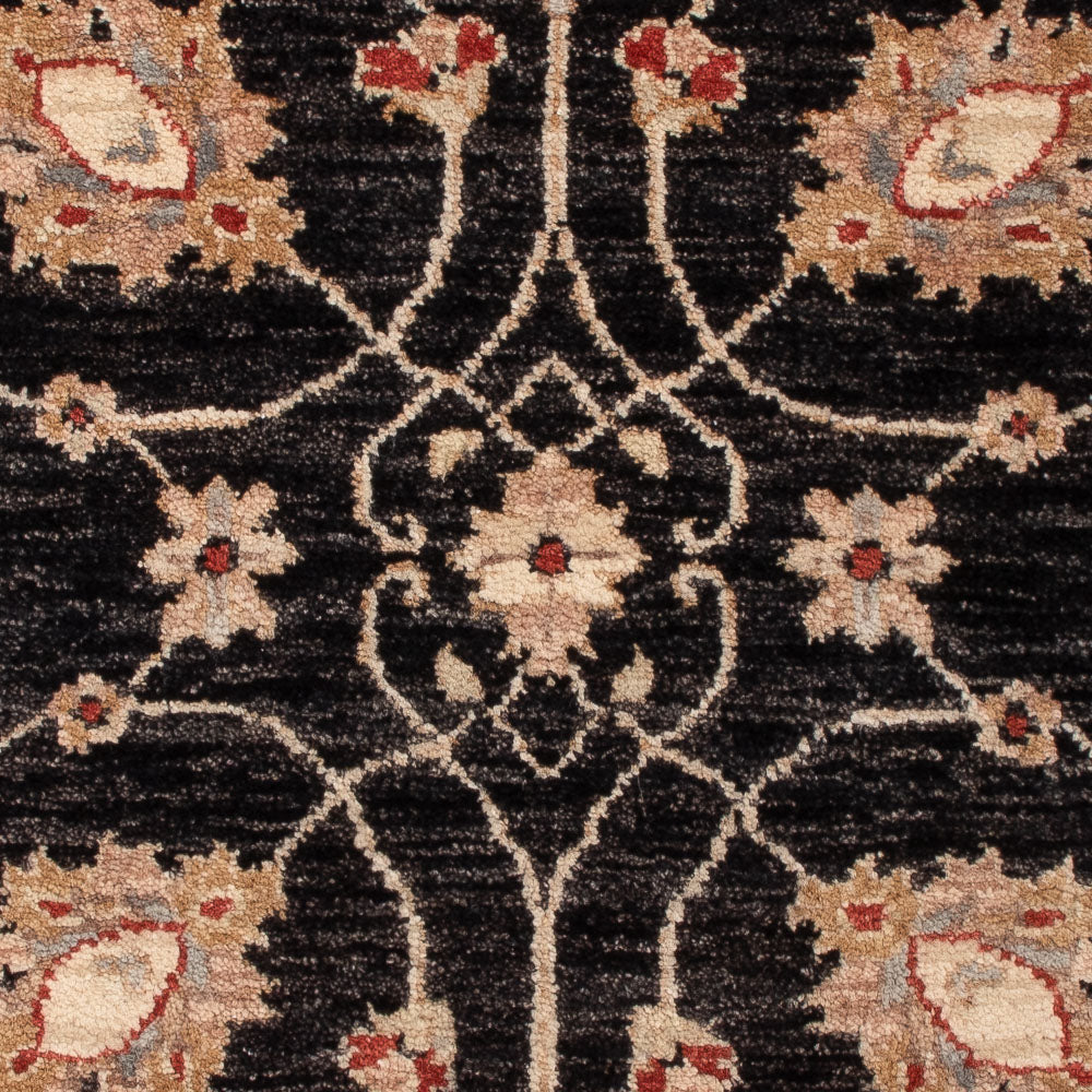 Alfombra Ziegler - 120 x 80 cm - negro