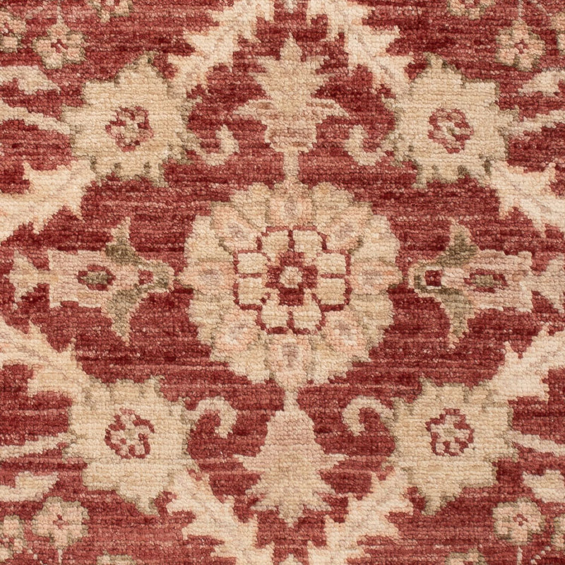 Alfombra Ziegler - 129 x 82 cm - rojo burdeos