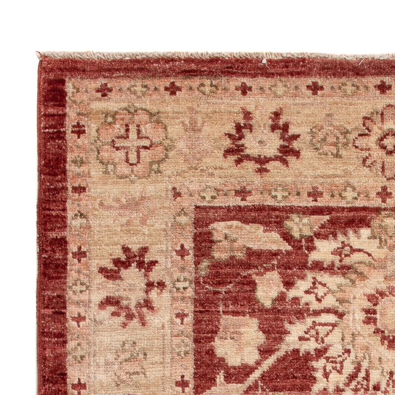 Alfombra Ziegler - 129 x 82 cm - rojo burdeos