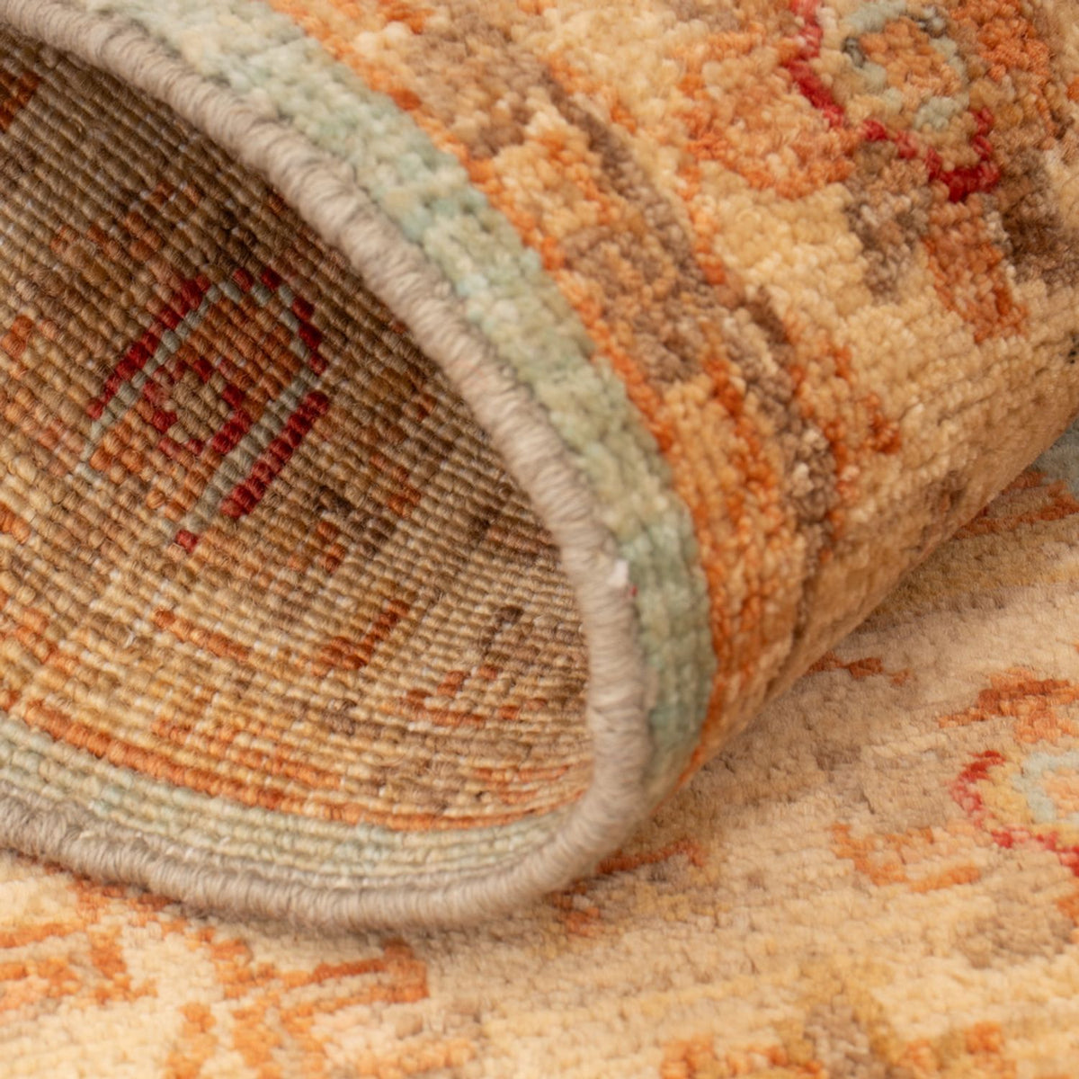 Alfombra Ziegler - 91 x 63 cm - azul claro