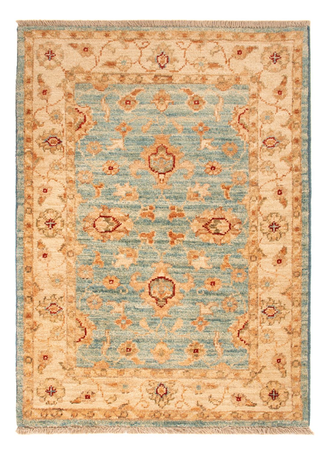 Alfombra Ziegler - 80 x 60 cm - azul claro