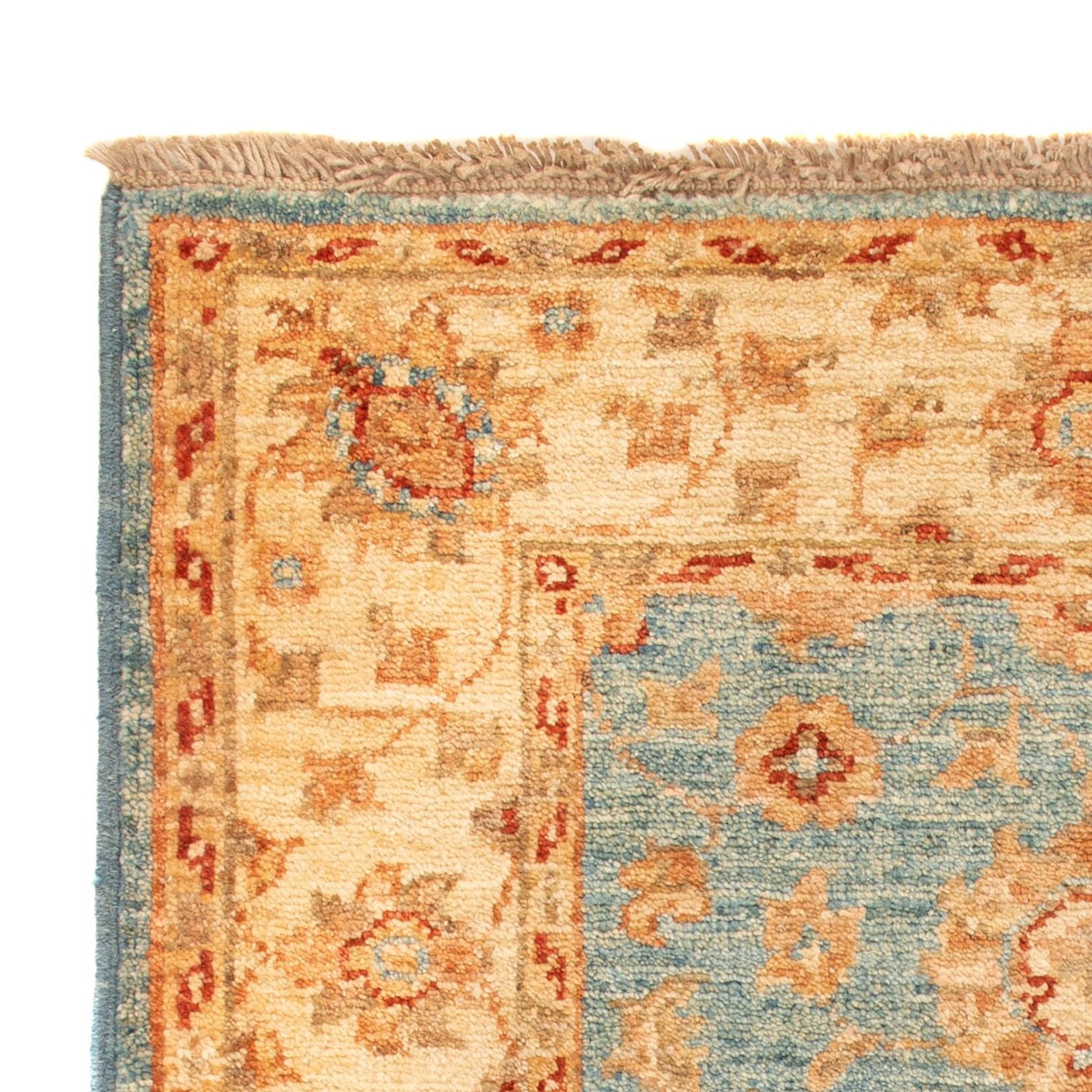 Alfombra Ziegler - 86 x 64 cm - azul claro