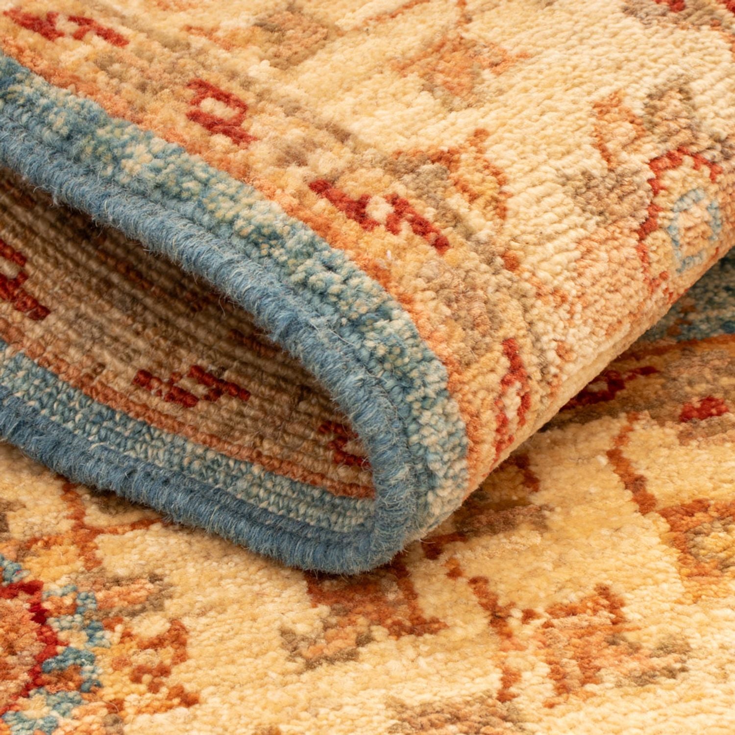 Alfombra Ziegler - 86 x 64 cm - azul claro