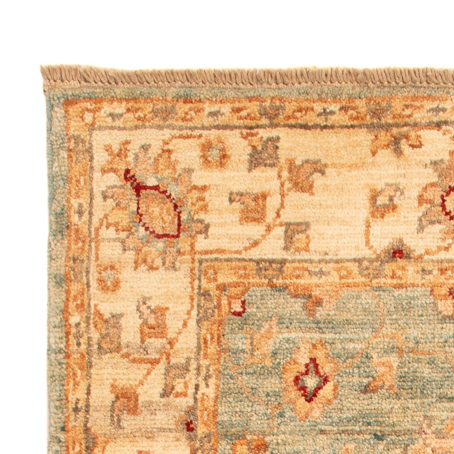 Alfombra Ziegler - 101 x 59 cm - verde claro