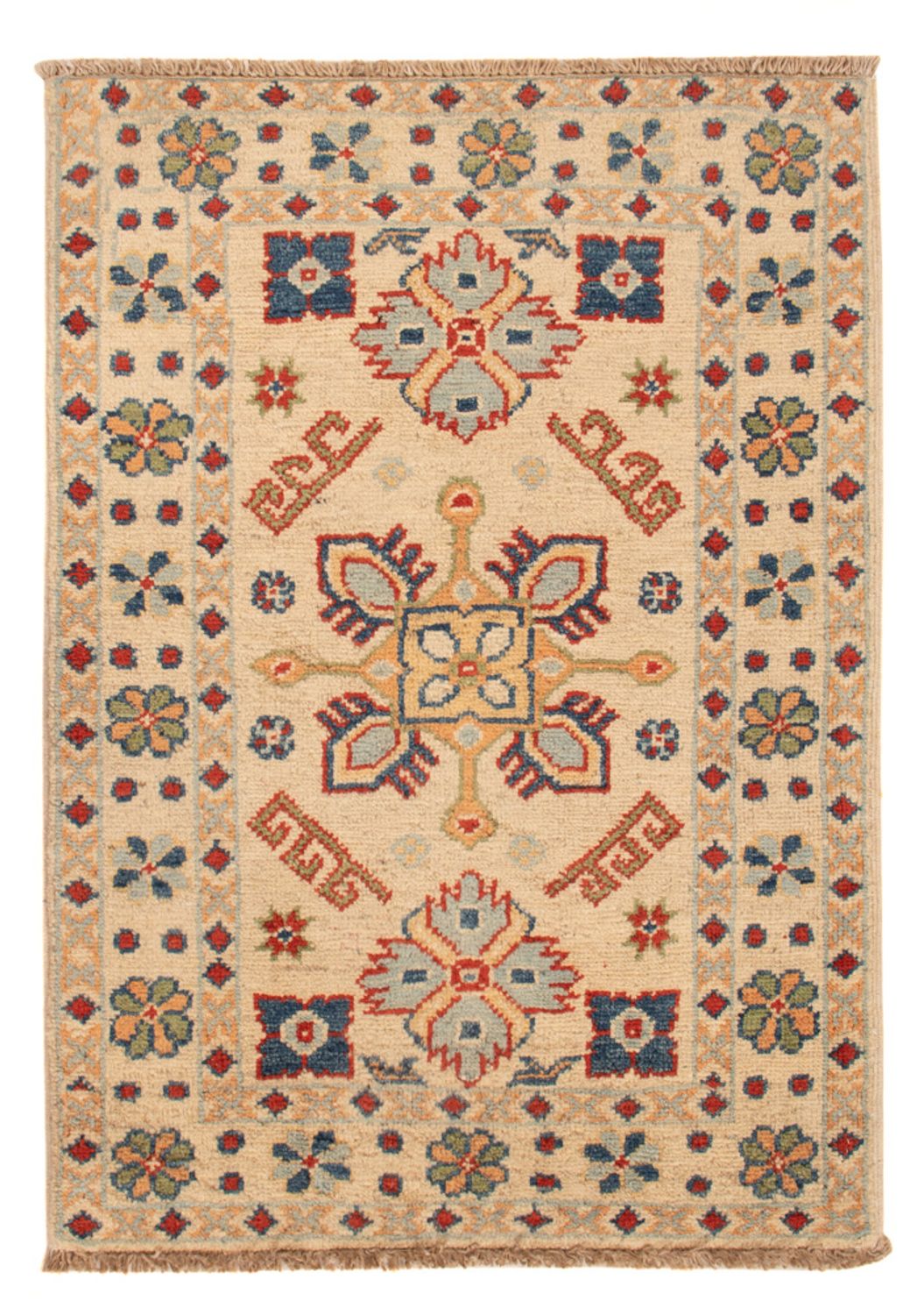 Alfombra Ziegler - Kazak - 82 x 57 cm - beige claro