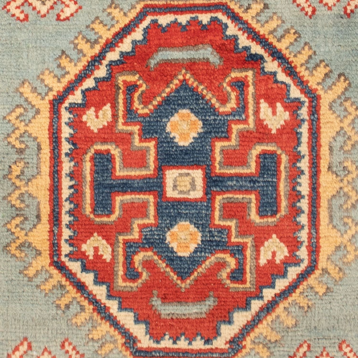 Alfombra Ziegler - Kazak - 87 x 58 cm - azul claro