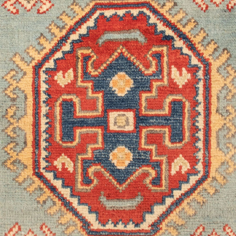 Alfombra Ziegler - Kazak - 87 x 58 cm - azul claro