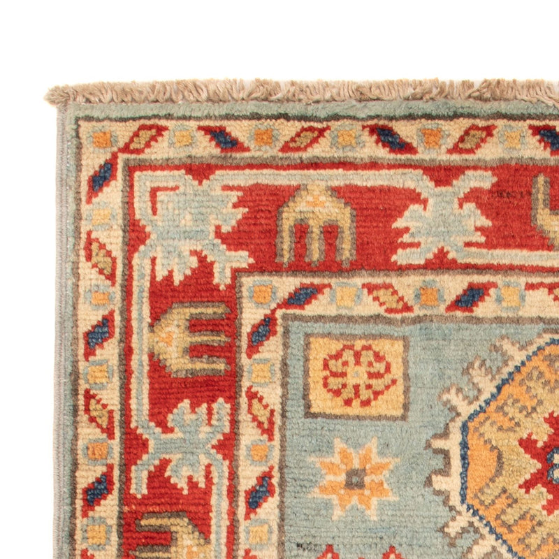 Alfombra Ziegler - Kazak - 87 x 58 cm - azul claro
