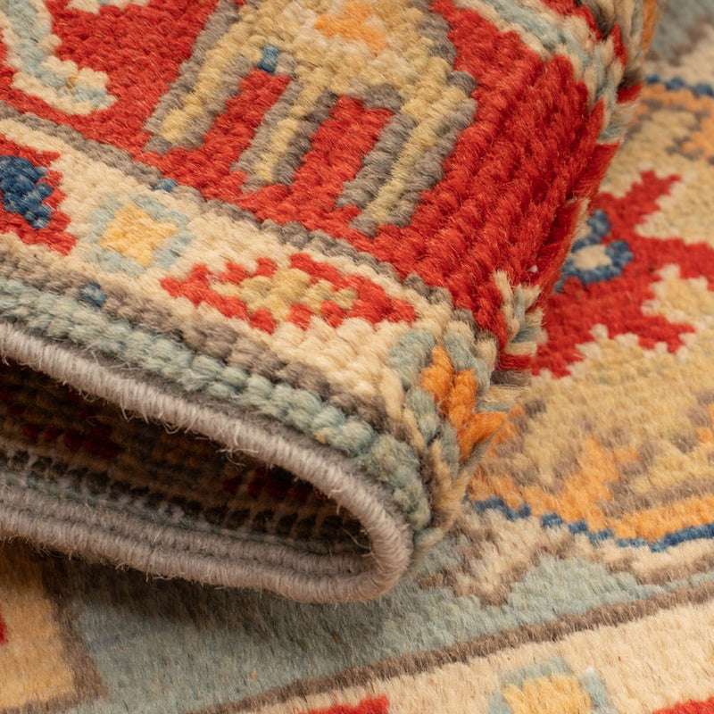 Alfombra Ziegler - Kazak - 87 x 58 cm - azul claro