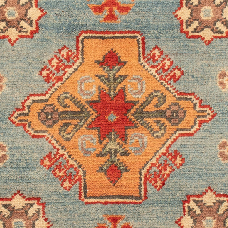 Alfombra Ziegler - Kazak - 88 x 59 cm - azul claro