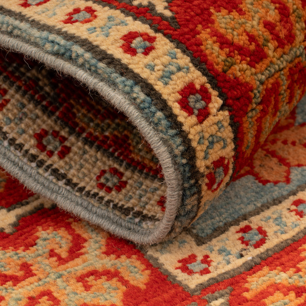 Alfombra Ziegler - Kazak - 88 x 59 cm - azul claro