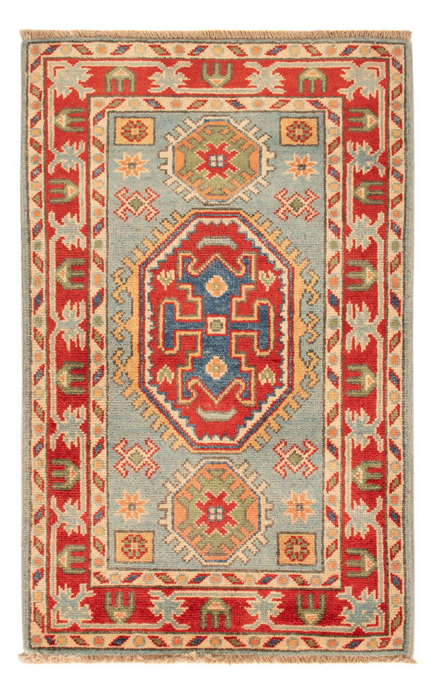 Alfombra Ziegler - Kazak - 94 x 58 cm - turquesa