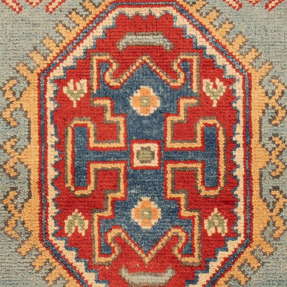 Alfombra Ziegler - Kazak - 94 x 58 cm - turquesa