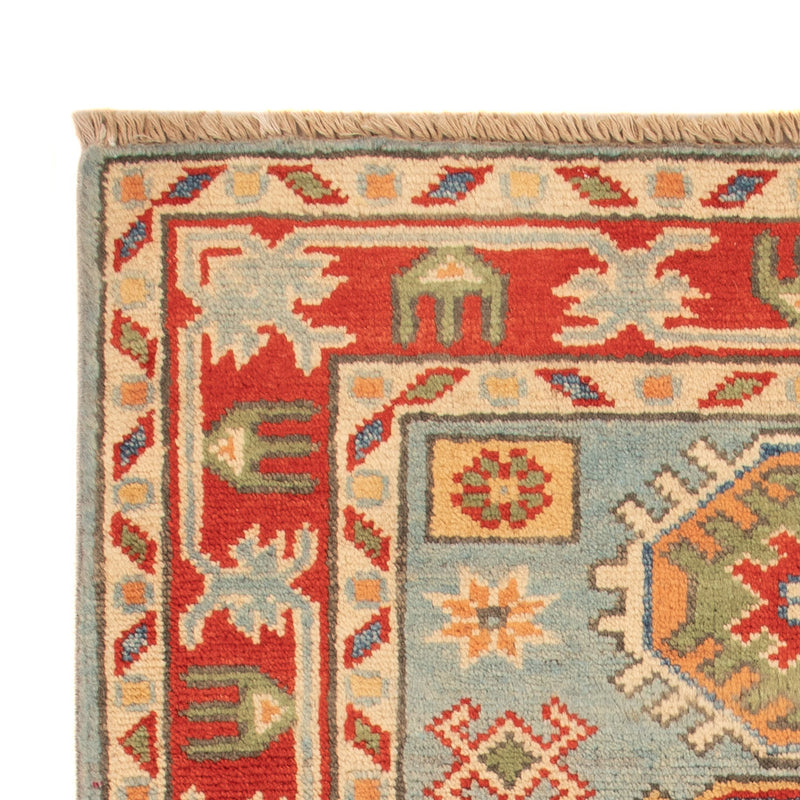 Alfombra Ziegler - Kazak - 94 x 58 cm - turquesa