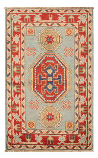 Alfombra Ziegler - Kazak - 96 x 60 cm - azul claro