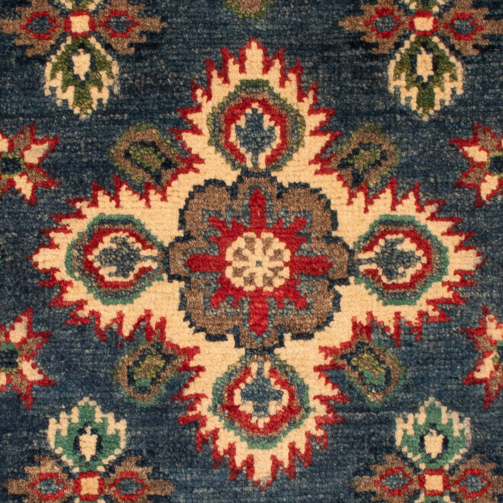 Alfombra Ziegler - Kazak - 94 x 62 cm - azul