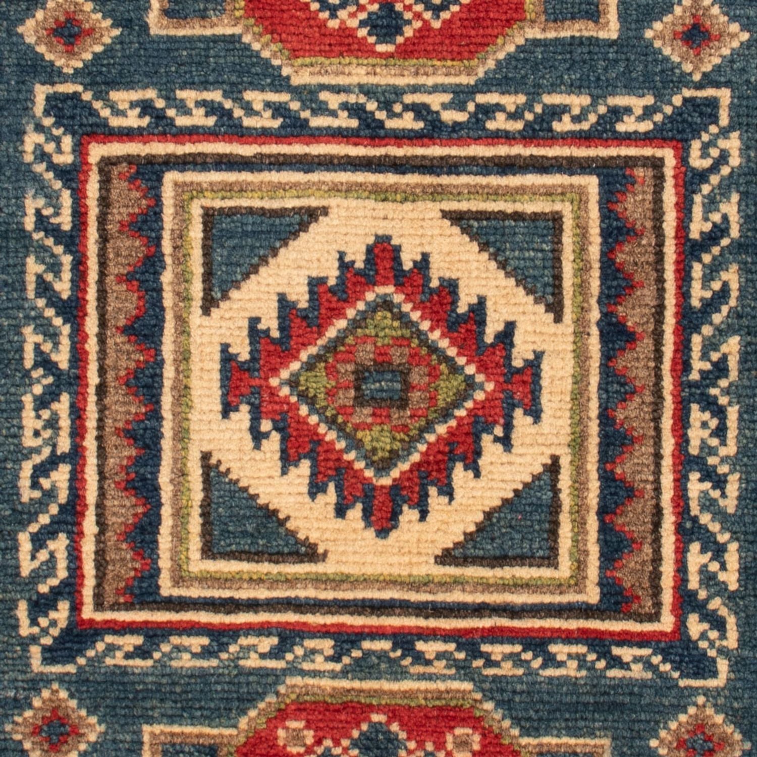 Alfombra Ziegler - Kazak - 90 x 64 cm - azul