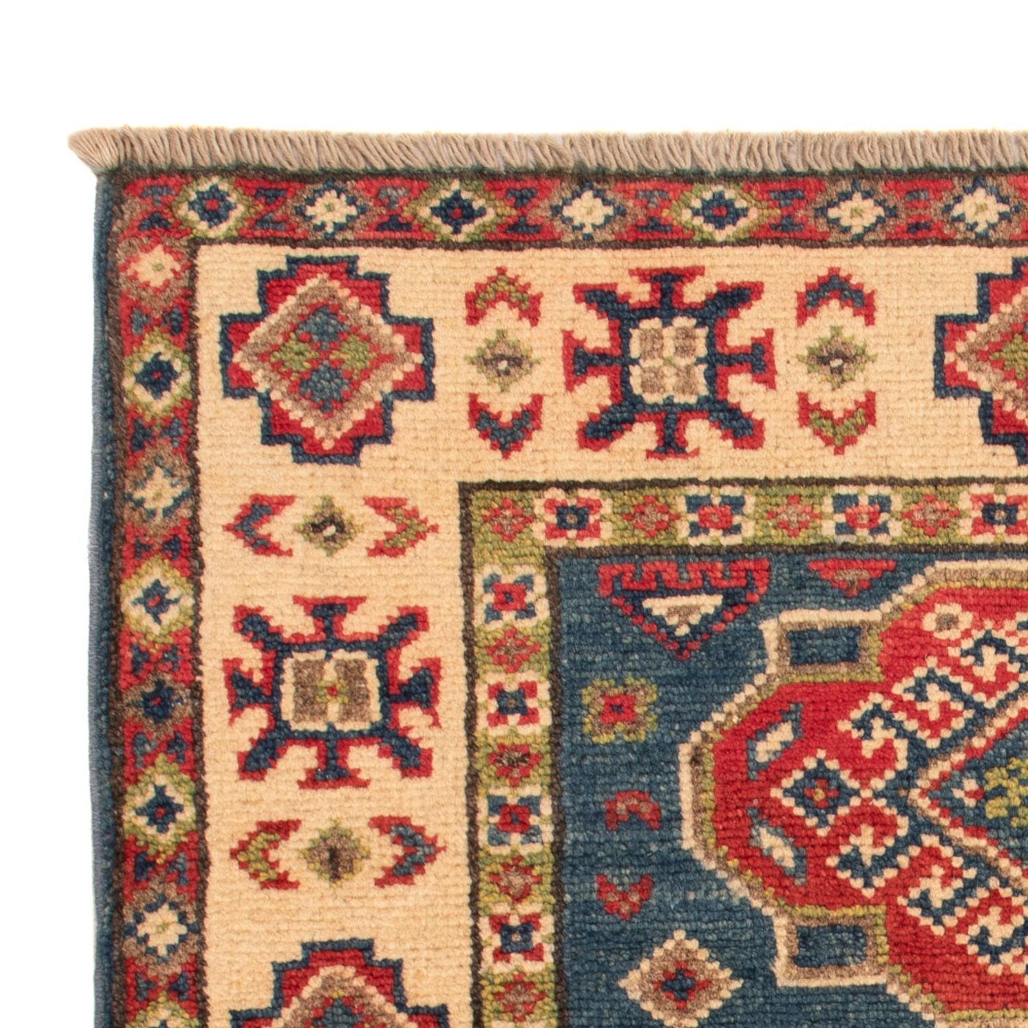 Alfombra Ziegler - Kazak - 90 x 64 cm - azul